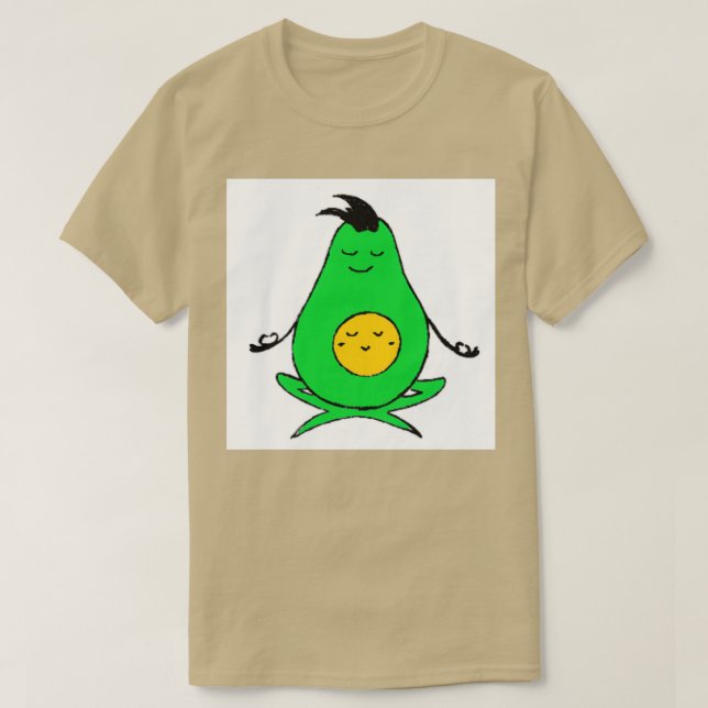 CAMISETA ZEN AVOCADO (Diseño del anverso)