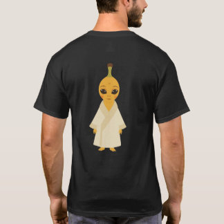 Camiseta Zen Banana Alien – Arte de comida minimalista dive