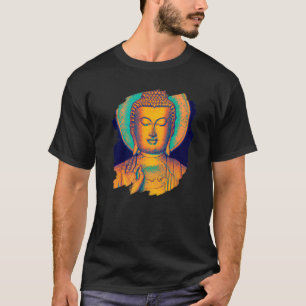 Camiseta Zen Buddha Mandala Estilo Espiritual Asiático Medi