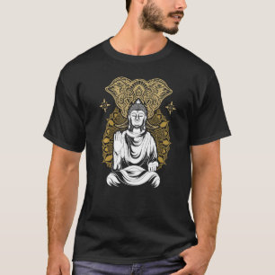Camiseta Zen Buddhist Mandala Elephant Buddhism Buddha