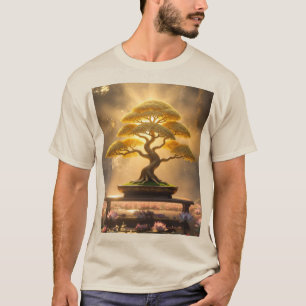 CAMISETA ZEN BUDISMO - ÁRBOL BONSAI -