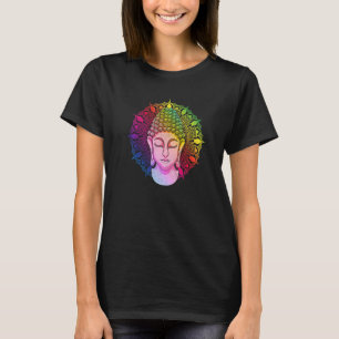 Camiseta Zen Budismo Mantra Colorido Mandala Zen Budismo