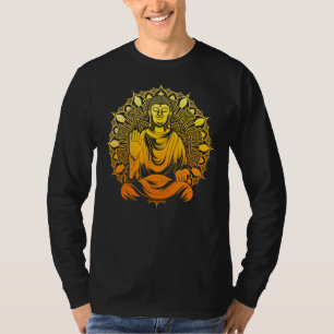 Camiseta Zen Budismo Meditación espiritual Budismo Mandala