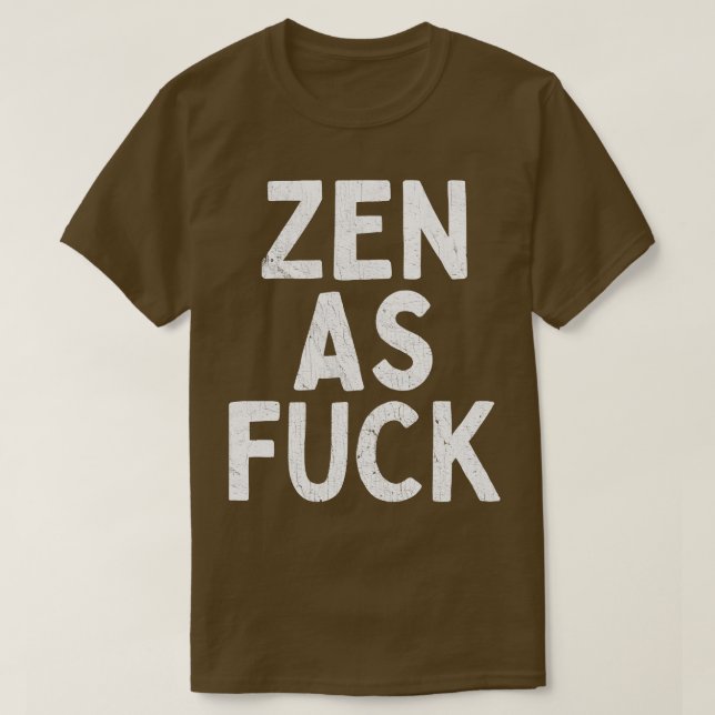 Camiseta Zen como 1 (Diseño del anverso)