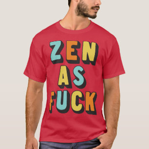 Camiseta Zen como diseño de tipografía retro 3
