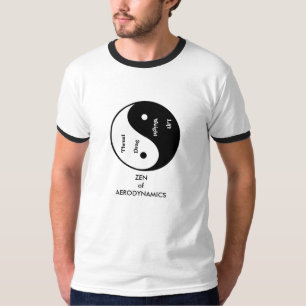 Camiseta Zen de la aerodinámica