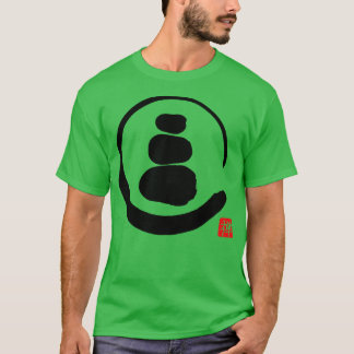 Camiseta Zen Enso Circle y Zen stones