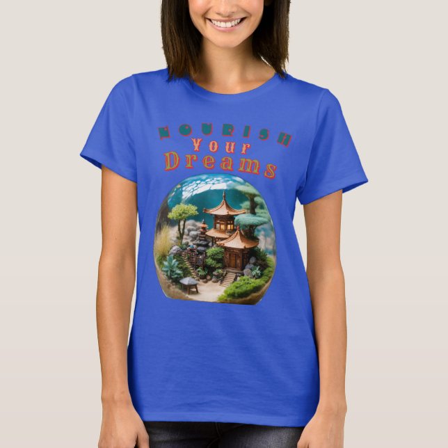 Camiseta Zen Garden Sphere con enano - Nube tu sueño (Anverso)