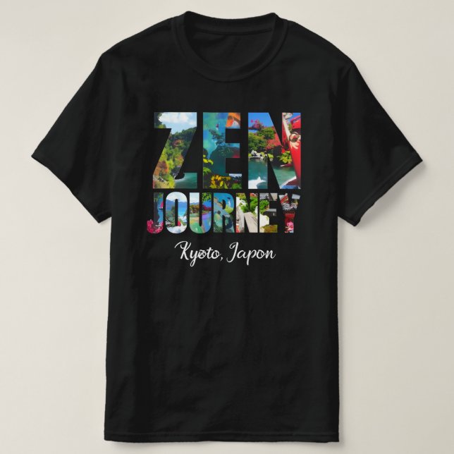 Camiseta Zen Journey - Kyoto, Japón (Diseño del anverso)
