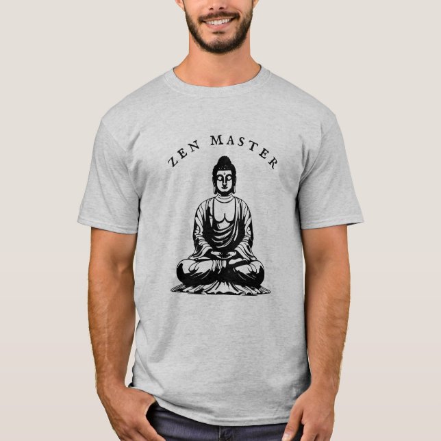 Camiseta Zen Master - Medición de Buda (Anverso)
