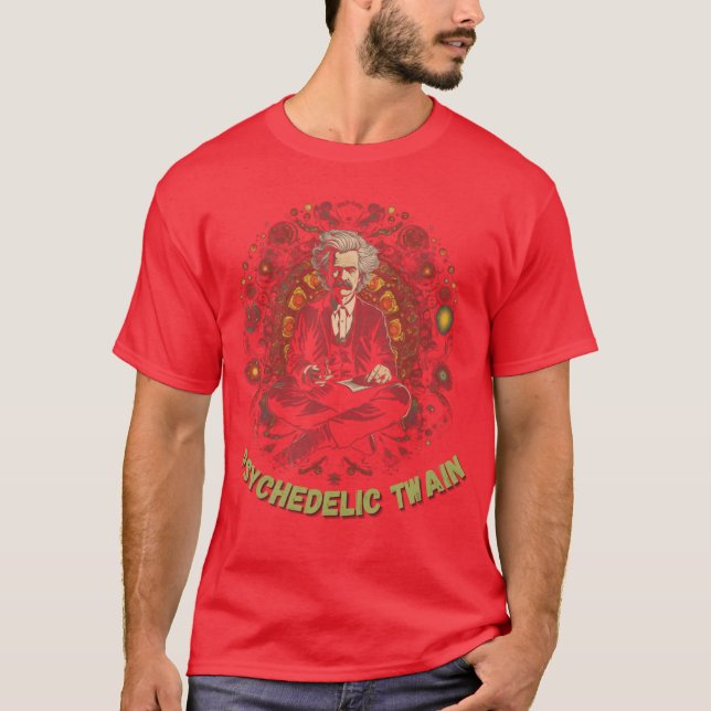Camiseta Zen Meditation Psychedelic Markwain family friends (Anverso)