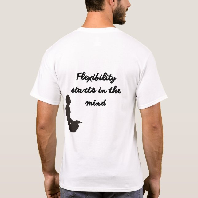 Camiseta Zen Mind Yoga WITHE (Reverso)