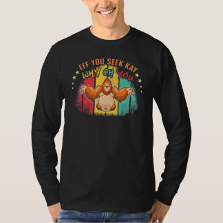 Camiseta Zen Namaste Meditación Animal Por Qué Mono Pilat