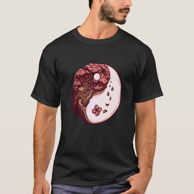 Camiseta Zen Old Cherry Blossom Tree (Anverso)