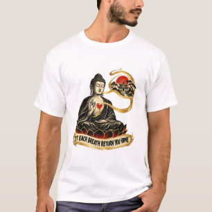 Camiseta Zen Regresa Aliento Dorado