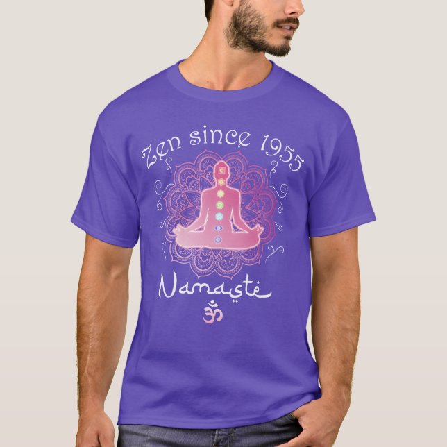 Camiseta Zen Since 1955 70 Years of Peaceful Reflection (Anverso)