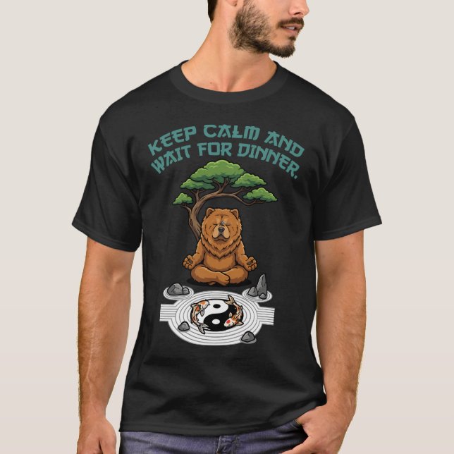 Camiseta Zen Wait Chow Chow (Anverso)