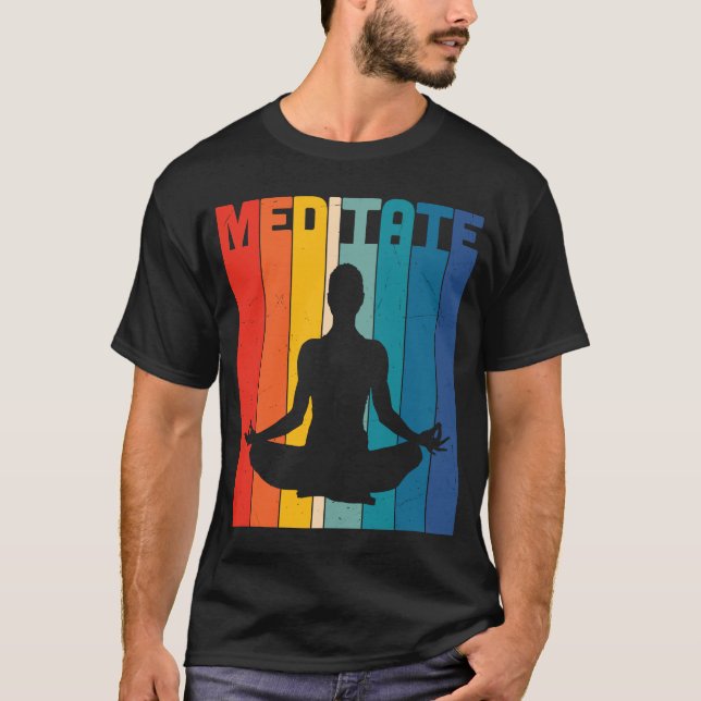 Camiseta Zen Yoga Meditación Meditación Guay Gráfico Plus S (Anverso)