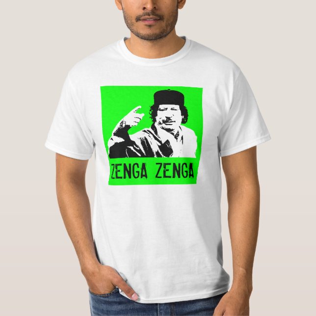 Camiseta ¡Zenga Zenga! (edición del valor) (Anverso)