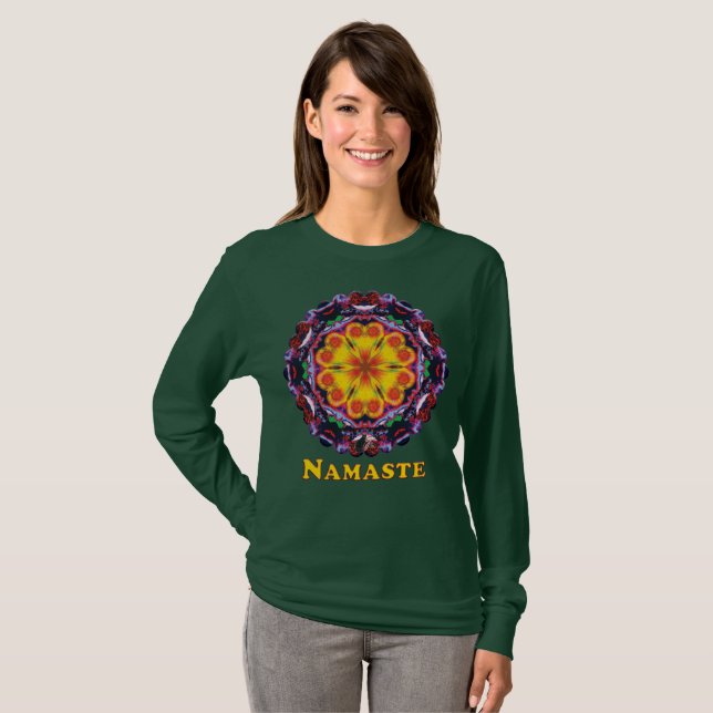 Camiseta Zenith Namaste Kaleidoscope T-Shirt (Anverso completo)