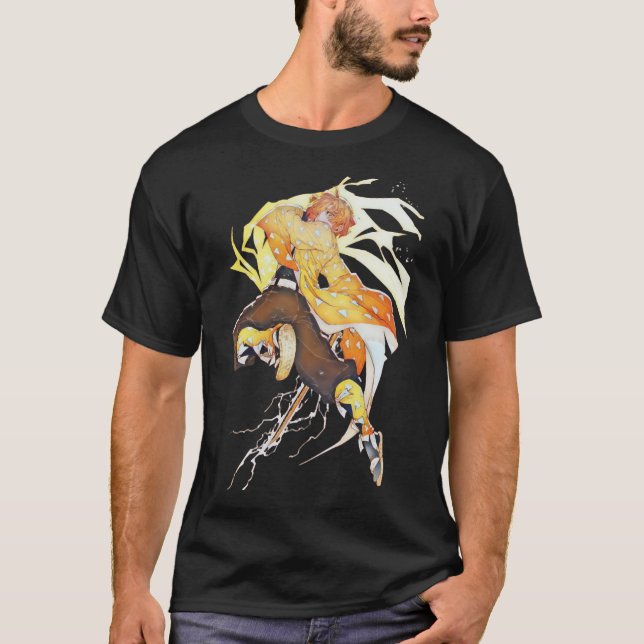 Camiseta Zenitsu demon slayer T-Shirt (Anverso)