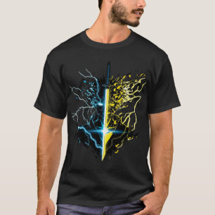 Camiseta Zenitsu Katana del Dios del Trueno - Relámpago Azu