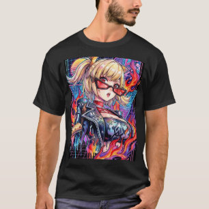Camiseta Zenless Zone Zero Burnice Fuego Blanco Anomalía Ba