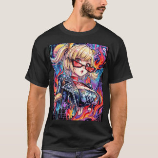 Camiseta Zenless Zone Zero Burnice Fuego Blanco Anomalía Ba
