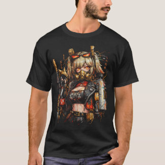 Camiseta Zenless Zone Zero Burnice Fuego Blanco Anomalía Ba