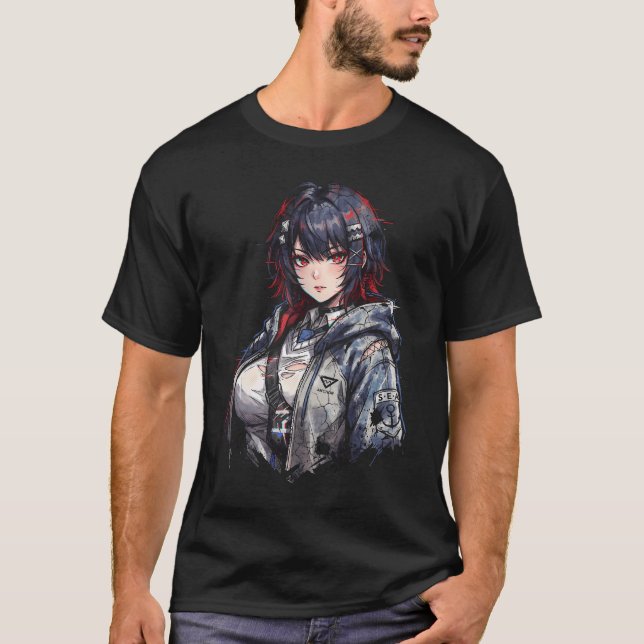 Camiseta Zenless Zone Zero Ellen Joe Botas de Combate de Cr (Anverso)