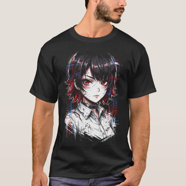 Camiseta Zenless Zone Zero Ellen Joe Ojos Rojos Relajada Ma (Anverso)