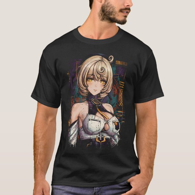 Camiseta Zenless Zone Zero Yidhari Murphy Sombrero Negro Ve (Anverso)