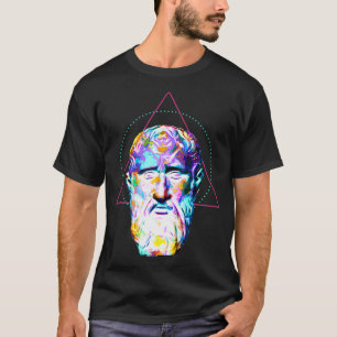 Camiseta Zeno de Citium Colorful Philosopher Portrait