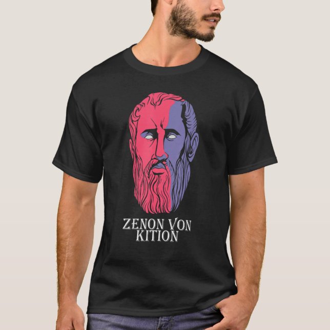 Camiseta Zenon Por Kition I Philosopher Y Fundador Temprano (Anverso)