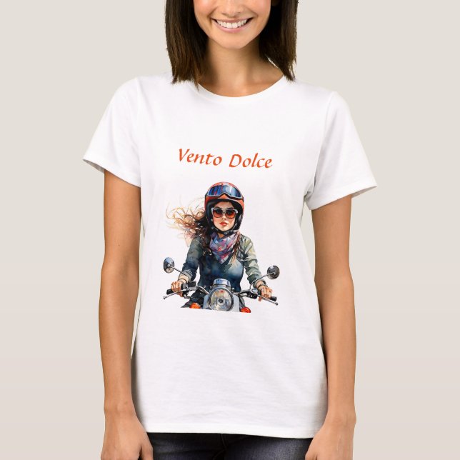 Camiseta "Zephyra" "Vento Dolce" - Dulce viento (Anverso)