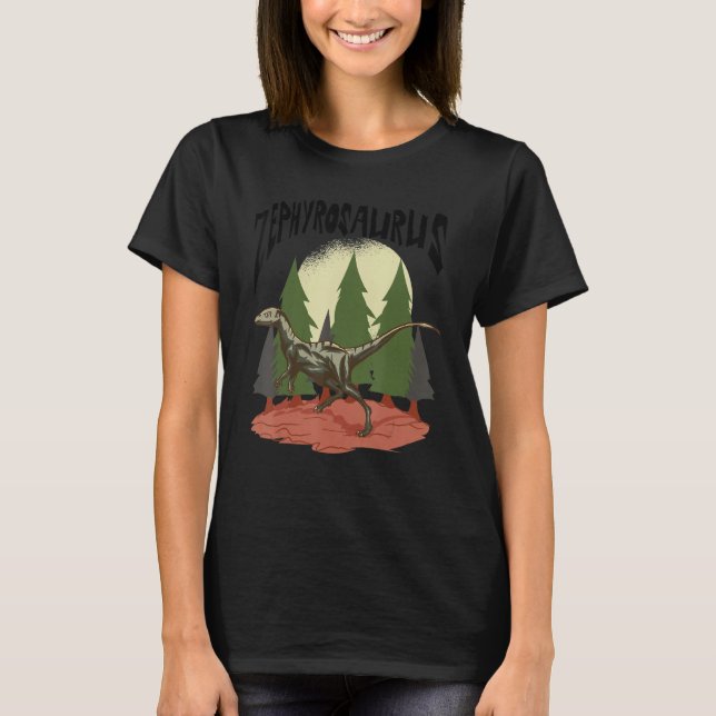 Camiseta Zephyrosaurus  Dino  Dinosaur Identification (Anverso)