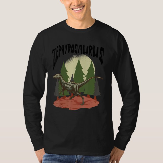 Camiseta Zephyrosaurus  Dino  Dinosaur Identification (Anverso)