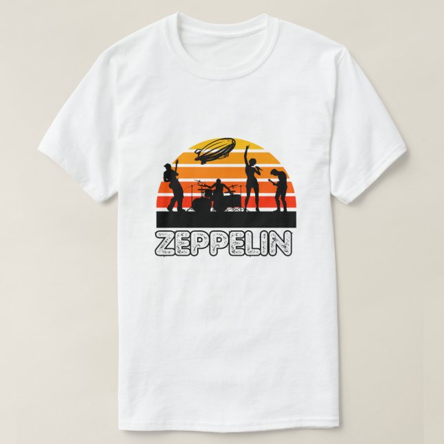 Camiseta Zeppelin Vintage Sunset (Diseño del anverso)