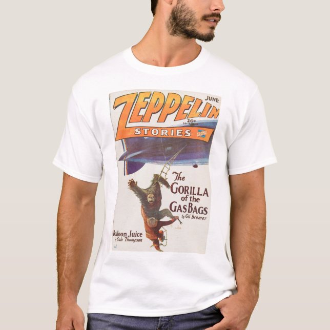 Camiseta Zeppelins y gorilas - ¡Oh Dios mío! (Anverso)