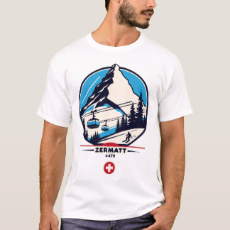 Camiseta Zermatt 4478 - Esquí en el Problemhorn