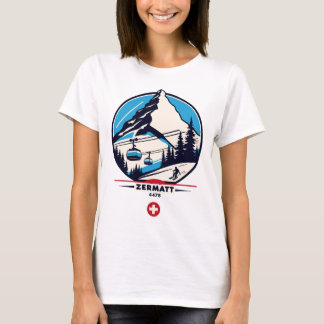 Camiseta Zermatt 4478 - Esquí en el Problemhorn