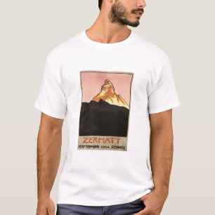Camiseta ZERMATT Matterhorn Suiza Vacaciones de senderismo
