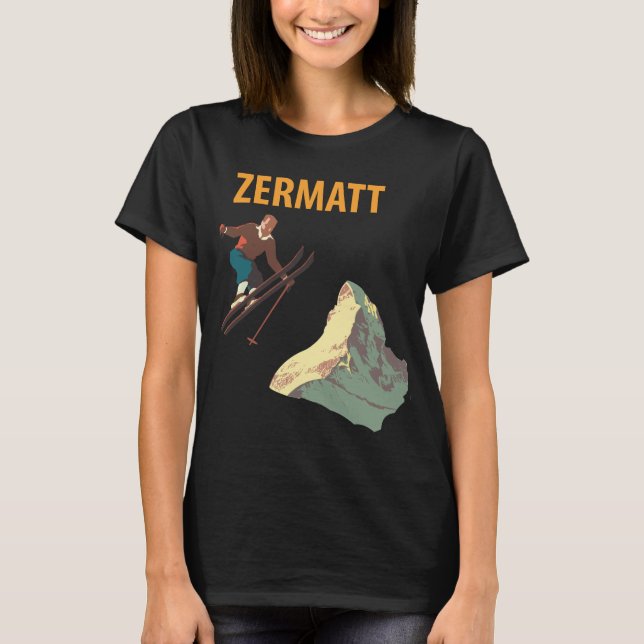 Camiseta Zermatt Ski Jump (Anverso)