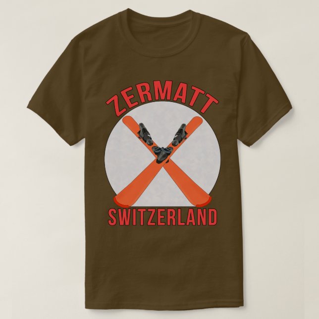 Camiseta Zermatt Suiza (Diseño del anverso)