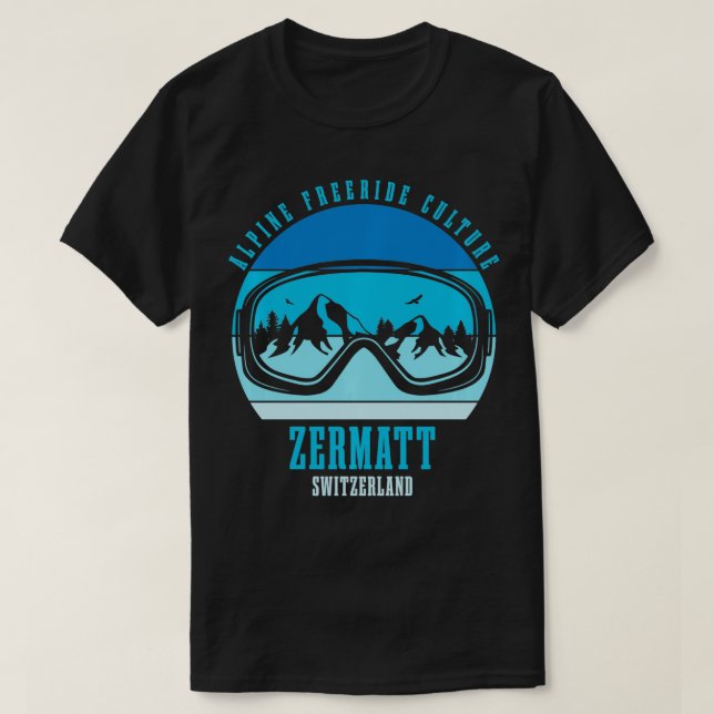 Camiseta Zermatt Suiza (Diseño del anverso)