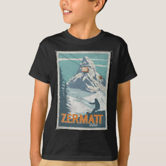 Camiseta Zermatt Suiza esquí de invierno snowboard esquí