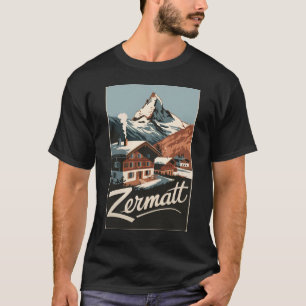 Camiseta Zermatt Suiza Viaje al arte