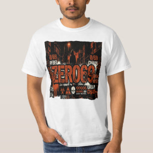 Camiseta ZERO69 Caos Urbano – Advertencia de Rebelde