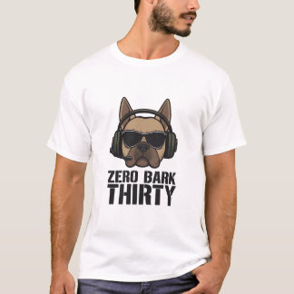 Camiseta Zero Bark Thirty Dog Parody Art