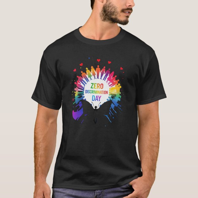 Camiseta Zero Discrimination Day  (Anverso)